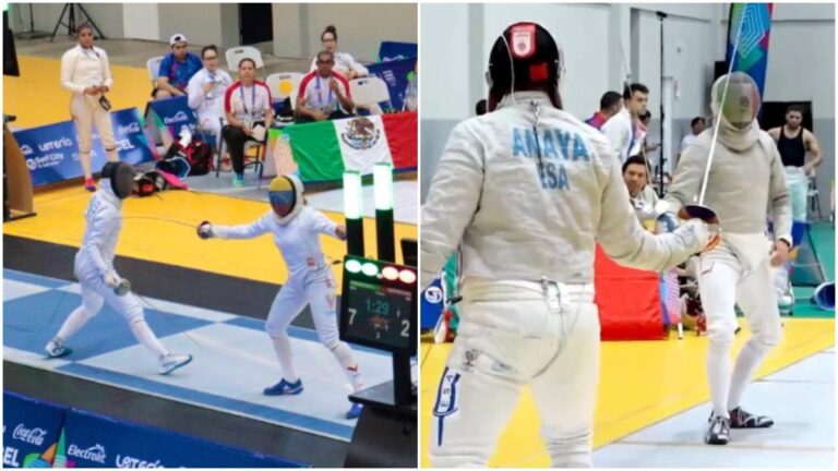 México gana dos platas en esgrima por equipos: Espada femenil y sable varonil