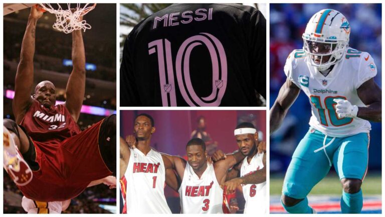 Leo Messi, la última estrella del deporte que llega a Miami: Shaq, LeBron, Tyreek Hill…