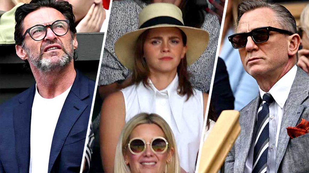 Rey, princesas y actores se dieron cita para la final de Wimbledon. Reuters