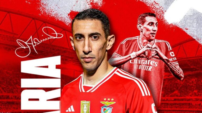 Ángel Di María y una particular presentación en su regreso al Benfica