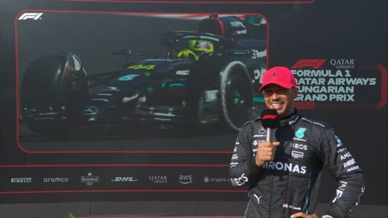 Lewis Hamilton consigue primera pole desde 2021 y saldrá primero en Hungría