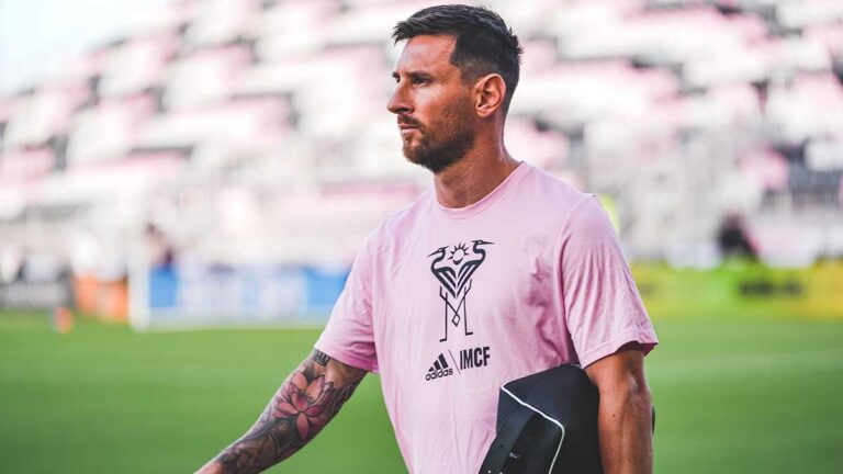 Así fue la llegada de Messi para su debut con el Inter Miami en la Leagues Cup