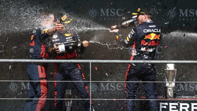 Max Verstappen y Checo Pérez hacen el 1-2 para Red Bull en el Gran Premio de Bélgica