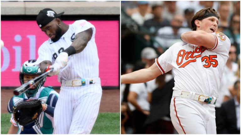 El espectacular duelo de Luis Robert Jr. y Adley Rutschman en el Home Run Derby