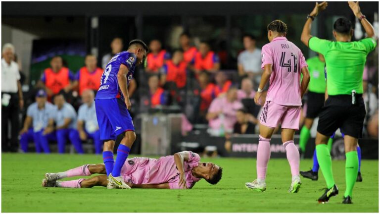 Malas noticias para el Inter Miami: Ian Fray, el defensa lesionado en el debut de Messi, se rompe por tercera vez