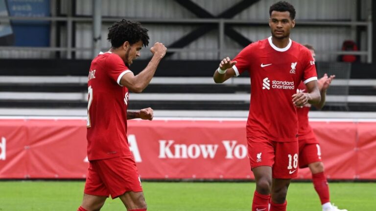 Luis Díaz anota su primer golazo en la pretemporada alemana del Liverpool