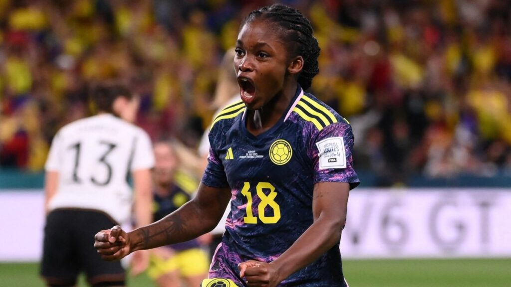 El récord de Linda Caicedo con su gol en la victoria de la Selección Colombia 2-1 sobre Alemania en el Mundial Femenino.