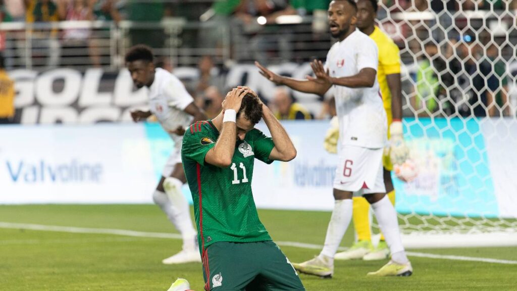 La selección mexicana paga caro sus fallas y cae ante Qatar previo a los cuartos de final de la Copa Oro