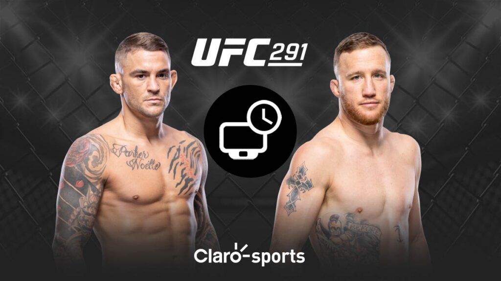 UFC 291 en vivo: Horario, cartelera y dónde ver la pelea de Dustin Poirier vs Justin Gaethje 2 | Claro Sports