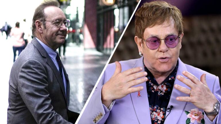 Elton John testifica en caso de agresión sexual a favor de Kevin Spacey