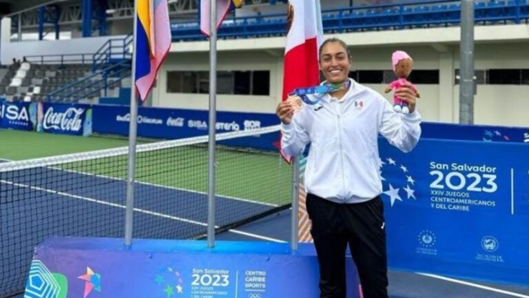 La tenista María Navarro se queda con la medalla de bronce en singles