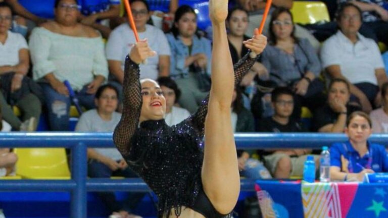 Marina Malpica y Ledia Juárez hacen el 1-3 en la final individual All Around de gimnasia rítmica