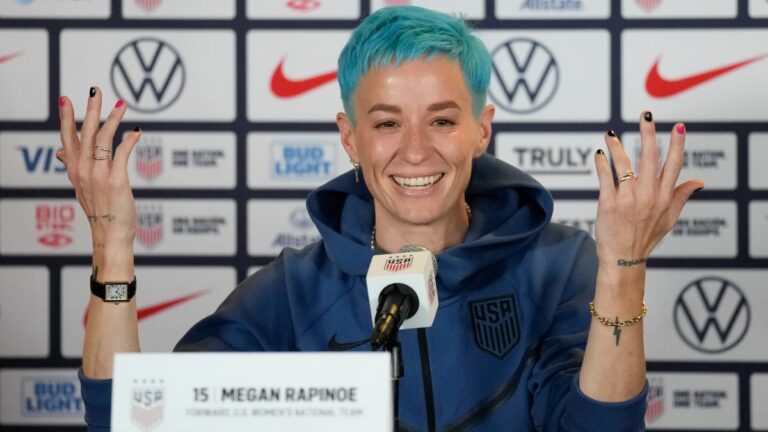 USWNT se prepara para despedir a Megan Rapinoe en lo más alto en su último Mundial femenil