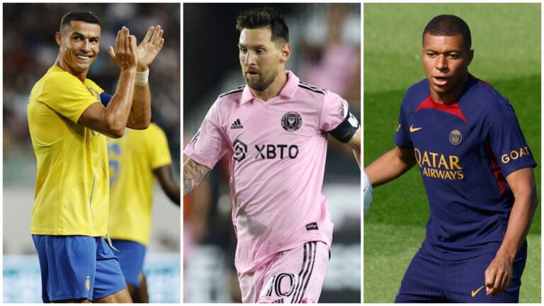 ¿Quién gana más, CR7, Messi, Benzema o Mbappé? Los salarios de las Superestrellas del Fútbol 2023