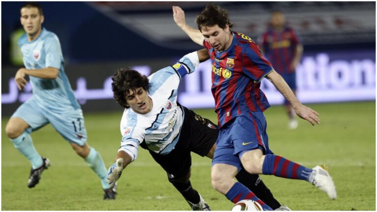El primer gol de Messi ante un equipo mexicano… ¡hace casi 15 años, contra el Atlante y camino al sextete!