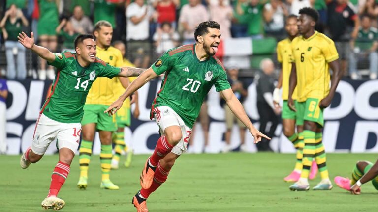 ¡Golazo de Henry Martín! México se pone al frente muy temprano ante Jamaica