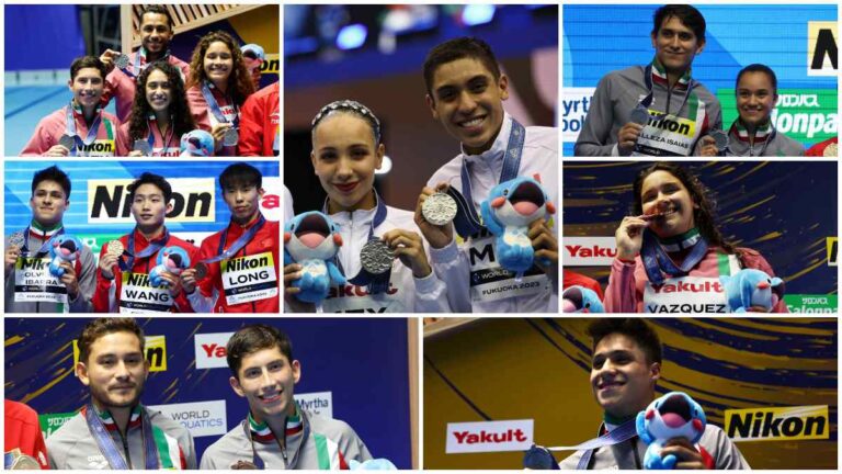 ¿Cuántas medallas tiene México en los Campeonatos Mundiales de Natación? Lista completa