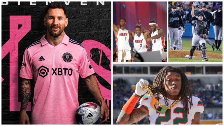 Leo Messi, a ampliar la ganadora (y polémica) historia del deporte en Miami: The U, Heat Culture, los Marlins…