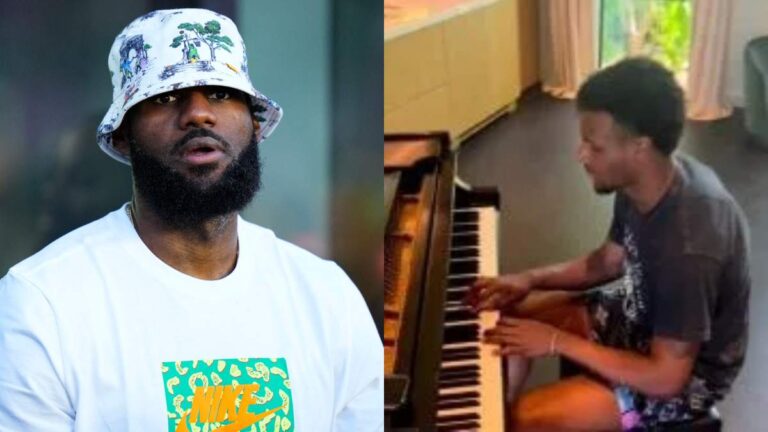 LeBron James publica video de su hijo Bronny tocando el piano a días de que sufrió un paro cardiaco