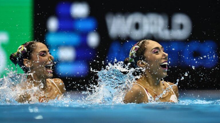 Nuria Diosdado y Joana Jiménez avanzan a la final del dueto técnico del Mundial de Natación