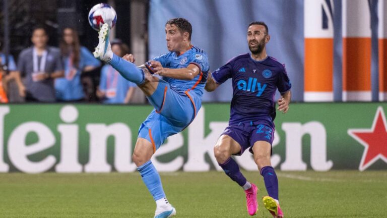 NYCFC rescata de rebote el empate ante el Charlotte FC