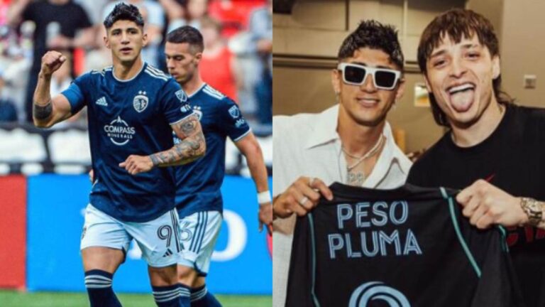 ¡Talento mexicano! Alan Pulido se encuentra con Peso Pluma y Alemán 