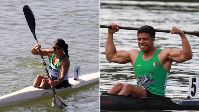 Brenda Gutiérrez y José Eguía ganan doble oro para México en kayak 200m del canotaje sprint