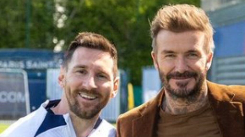 David Beckham y Lionel Messi, juntos en el Inter Miami