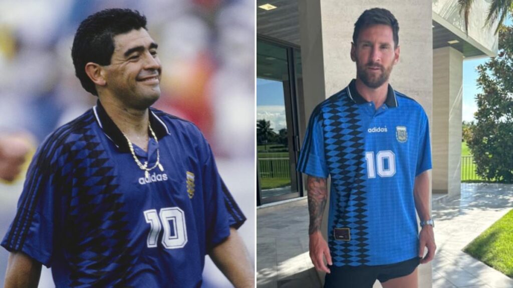 Maradona y Messi