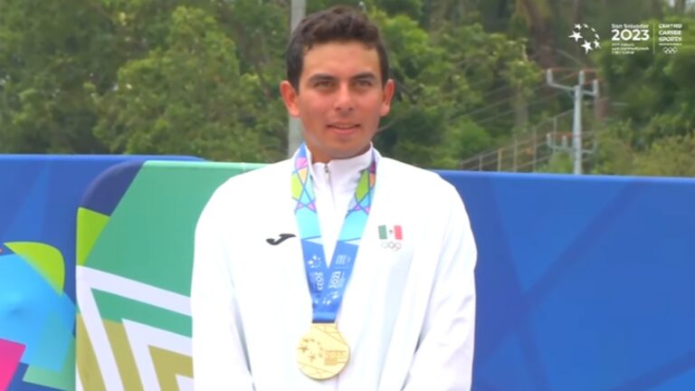 Ricardo Peña, oro para México en ómnium del ciclismo de pista