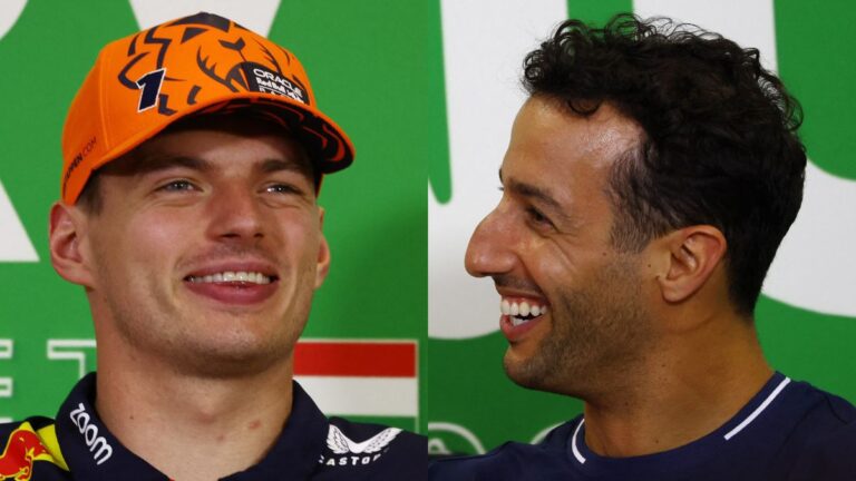 Verstappen lanza guiño a Ricciardo: “Es genial tenerlo de vuelta; está listo para volver”