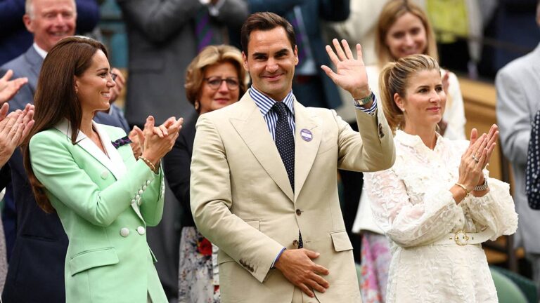 Emotivo homenaje a Roger Federer en Wimbledon