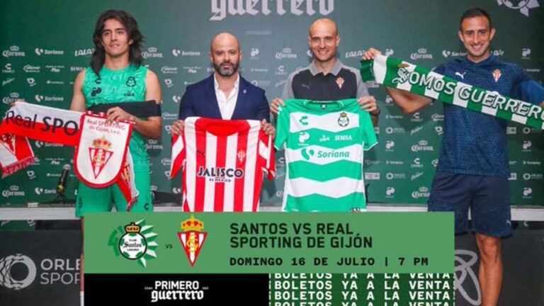 Sporting de Gijón regresa a México 70 años después para enfrentar al Santos Laguna