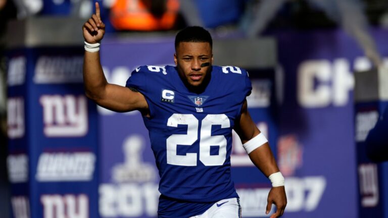 Los Giants dan un aumento a Saquon Barkley modificando su contrato con incentivos