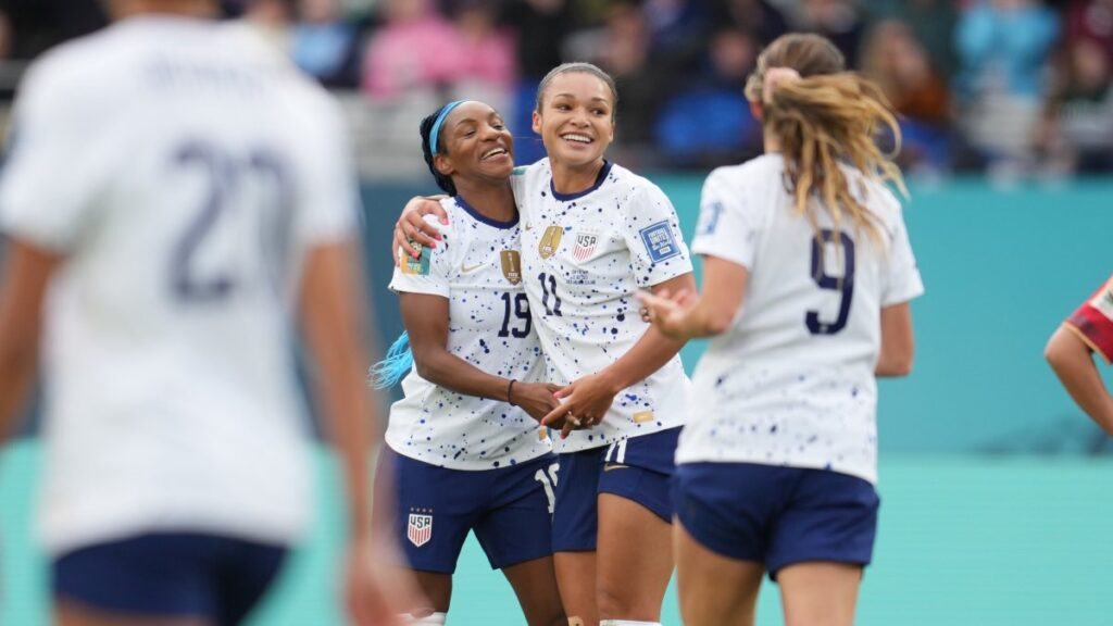 Smith celebra un gol. - @USWNT.