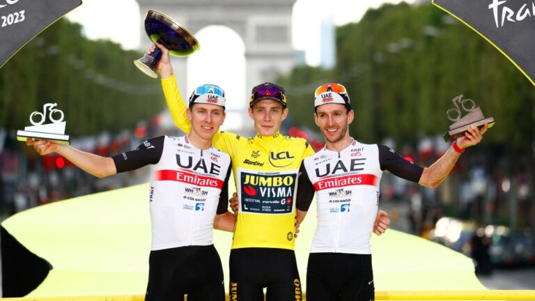 Clasificación general del Tour de Francia tras la etapa 21: Jonas Vingegaard es bicampeón