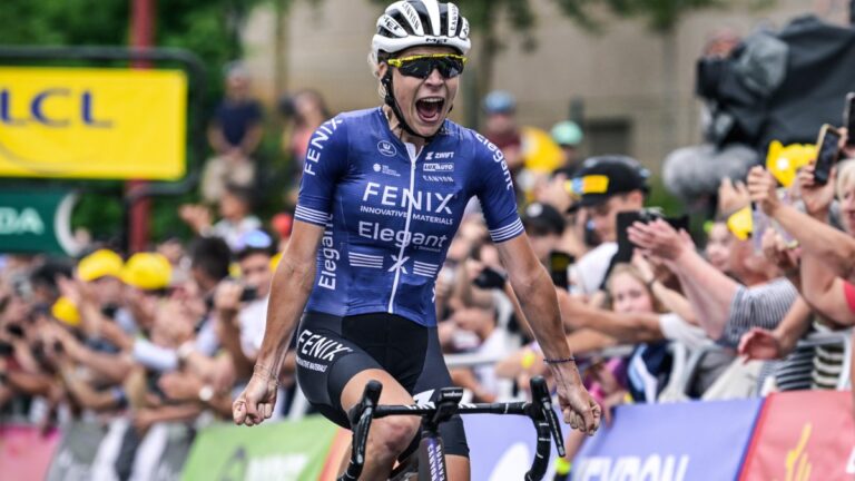 Yara Kastelijn sorprende y gana la cuarta etapa del Tour de Francia desde la fuga