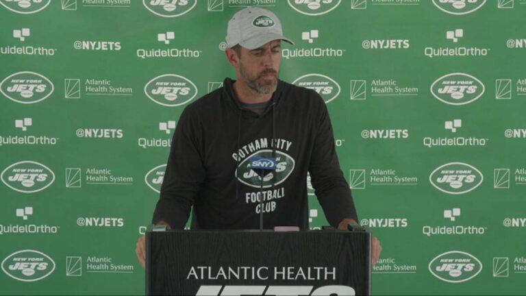 Aaron Rodgers habla del campo de entrenamiento con Jets: “Llegar a One Jets Drive fue un poco diferente”