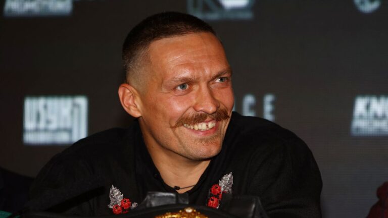 Usyk solo piensa en enfrentar a Tyson Fury: “Ni siquiera me importa el cinturón”