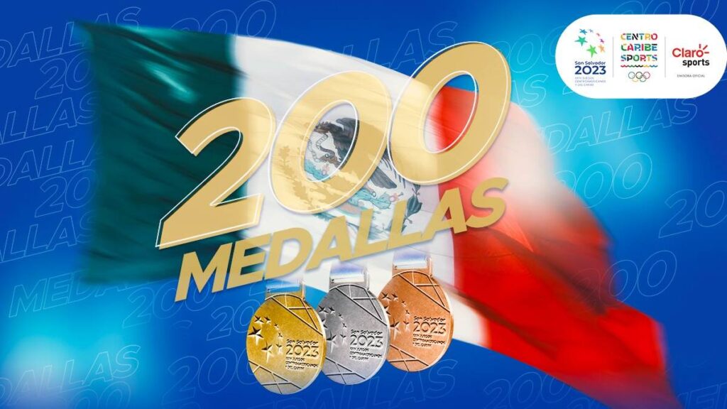 México llega a 200 medallas