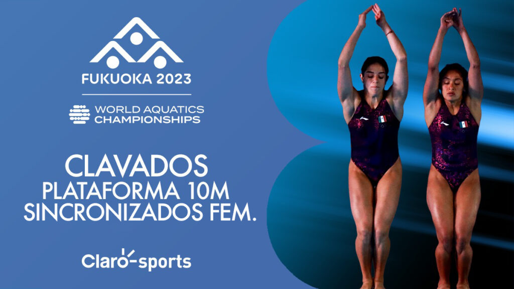 Mundial de Natación Fukuoka 2023: Clavados, plataforma 10m sincronizados femenil, en vivo