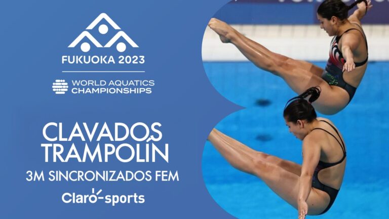 Mundial de Natación Fukuoka 2023: Clavados, trampolín 3m sincronizados femenil, en vivo