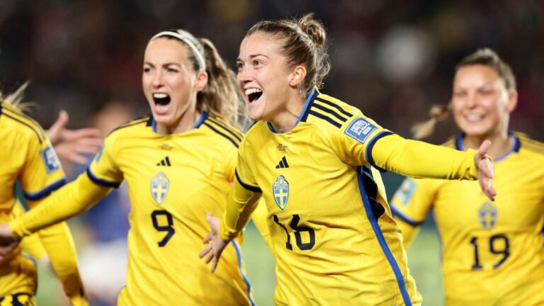 Suecia elimina a Japón en cuartos y se confirma como favorita en el Mundial Femenil