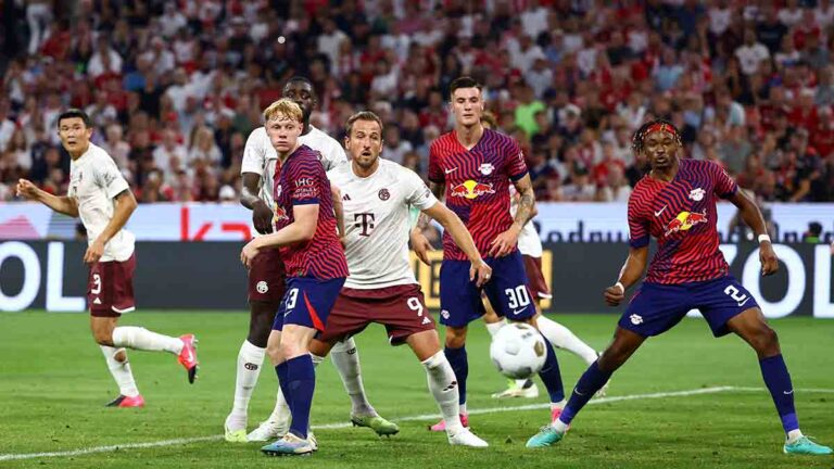El Leipzig arruina el debut de Harry Kane con el Bayern y le quita la Super Copa de Alemania
