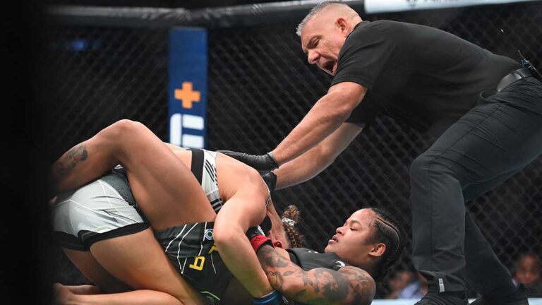 Karina Silva somete a Maryna Moroz en el primer round y hace historia en la UFC
