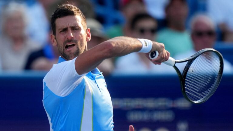 Novak Djokovic, campeón del Abierto de Cincinnati después de derrotar a Carlos Alcaraz