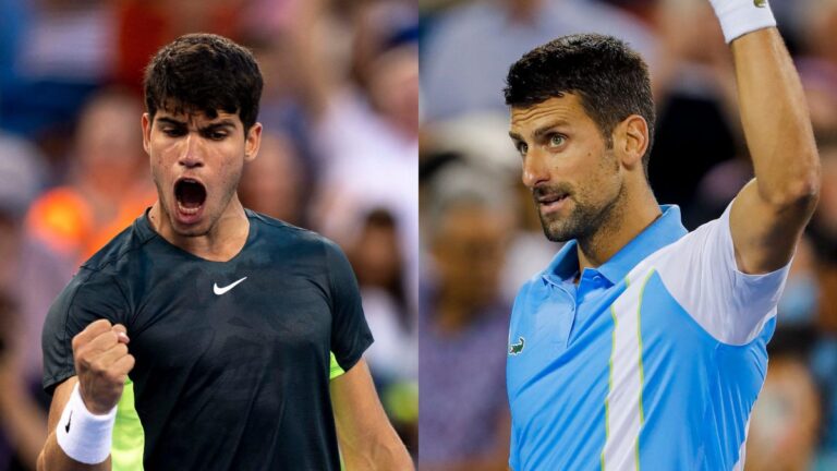 Carlos Alcaraz y Novak Djokovic reeditan la final de Wimbledon en el Masters de Cincinnati