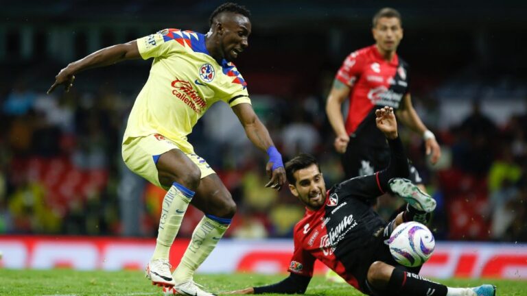 América no pasa del empate con Atlas en el Estadio Azteca