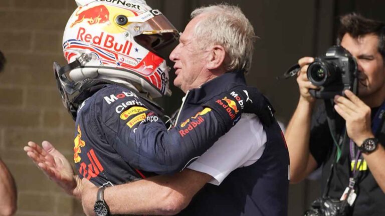 Max Verstappen y Helmut Marko tienen una tensa relación con Checo Pérez con el GP de México a la vista