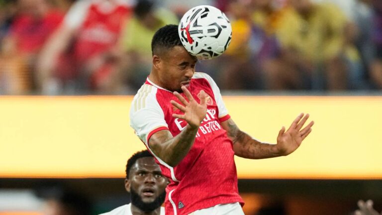 Gabriel Jesus se perderá inicio de temporada con el Arsenal por otra operación de rodilla